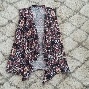 Sleeveless cardigian